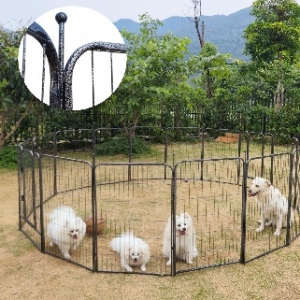 Durable Heavy-Duty Metal Dog Playpen